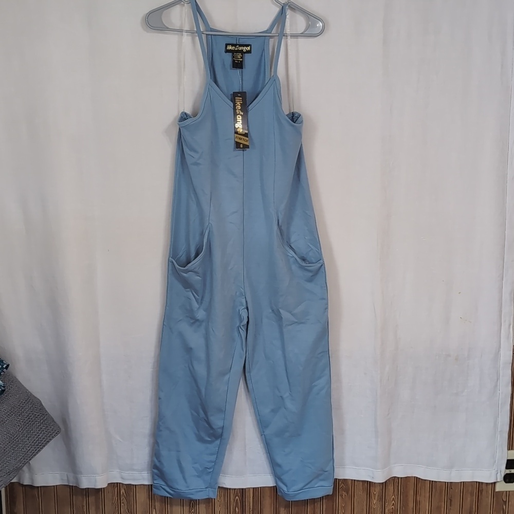 Like an Angel Light Blue Jumpsuit Size Small